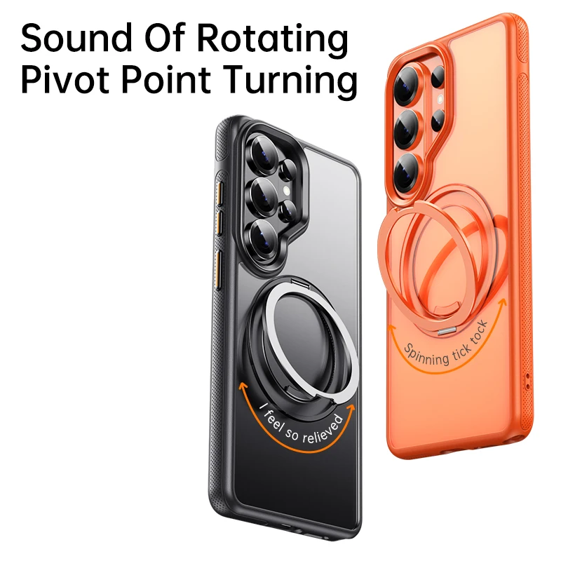 Transparent for MagSafe Case for Samsung Galaxy S26 S25 Ultra Plus S26Ultra Magnetic Ring Holder 360° Rotating Kickstand Cover
Transparent for MagSafe Case for Samsung Galaxy S26 S25 Ultra Plus S26Ultra Magnetic Ring Holder 360° Rotating Kickstand Cover