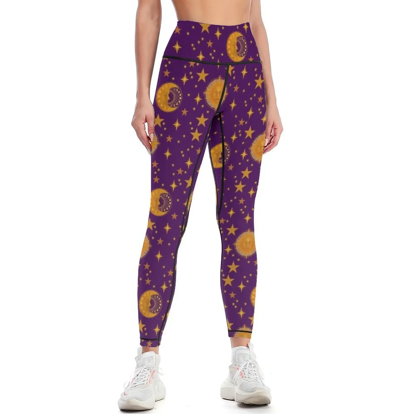 Bohemian 90's Sun and Moon Celestial Pattern Leggings Women's sports pants gym wear joggers for Womens Leggings
Bohemian 90's Sun and Moon Celestial Pattern Leggings Women's sports pants gym wear joggers for Womens Leggings