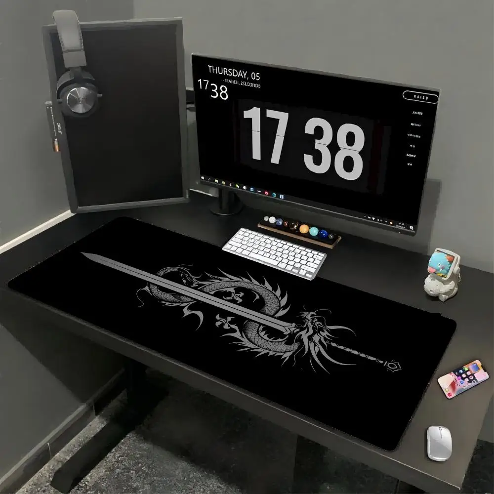 Dragon Sword Mouse Pad XL Computer Accessories Office Game Table Mats Rubber Anti-slip Gaming Keyboard Mousepads Desk Pads 40X90
Dragon Sword Mouse Pad XL Computer Accessories Office Game Table Mats Rubber Anti-slip Gaming Keyboard Mousepads Desk Pads 40X90