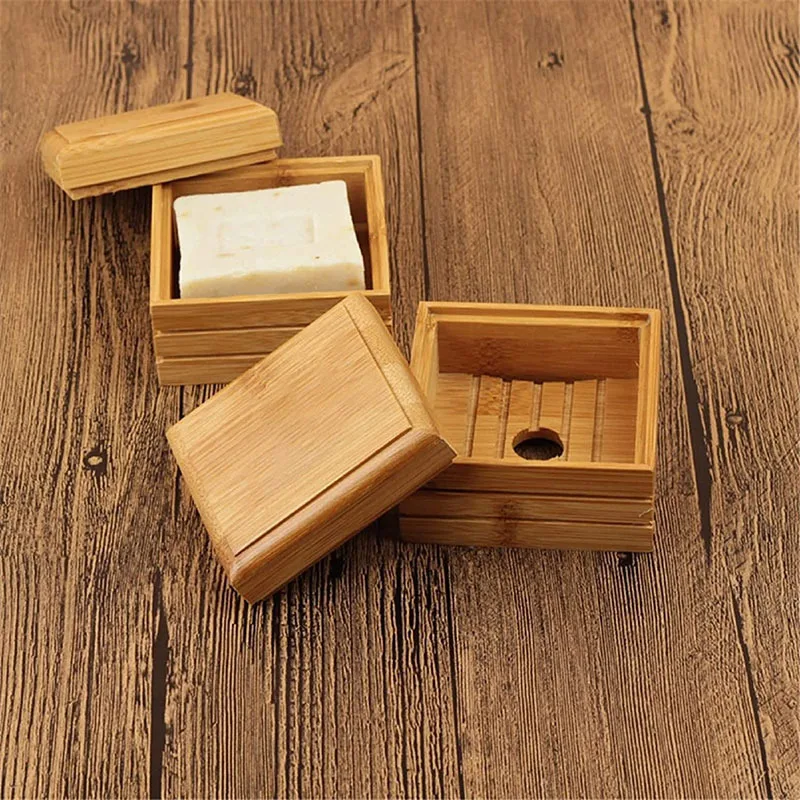 Bamboo Soap Dish With Lid Wood Bar Tray Holder Storage Rack Container With Drainage for Bathroom Shower Kitchen Soap Saver Case
Bamboo Soap Dish With Lid Wood Bar Tray Holder Storage Rack Container With Drainage for Bathroom Shower Kitchen Soap Saver Case