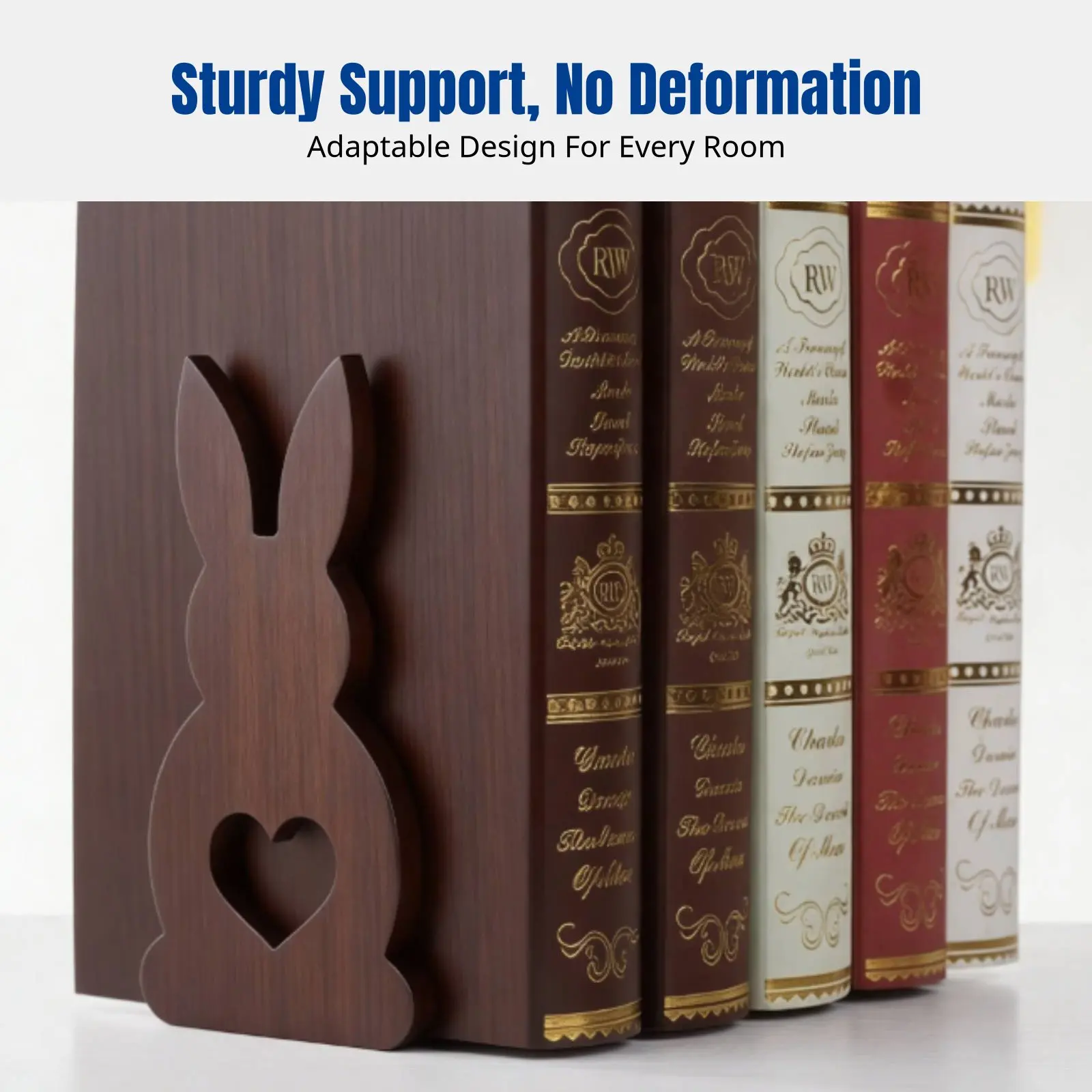 Hare Bookend, Minimalist Hardwood Thick Book Holder, Creative Desktop Organizer, Student Storage
Hare Bookend, Minimalist Hardwood Thick Book Holder, Creative Desktop Organizer, Student Storage