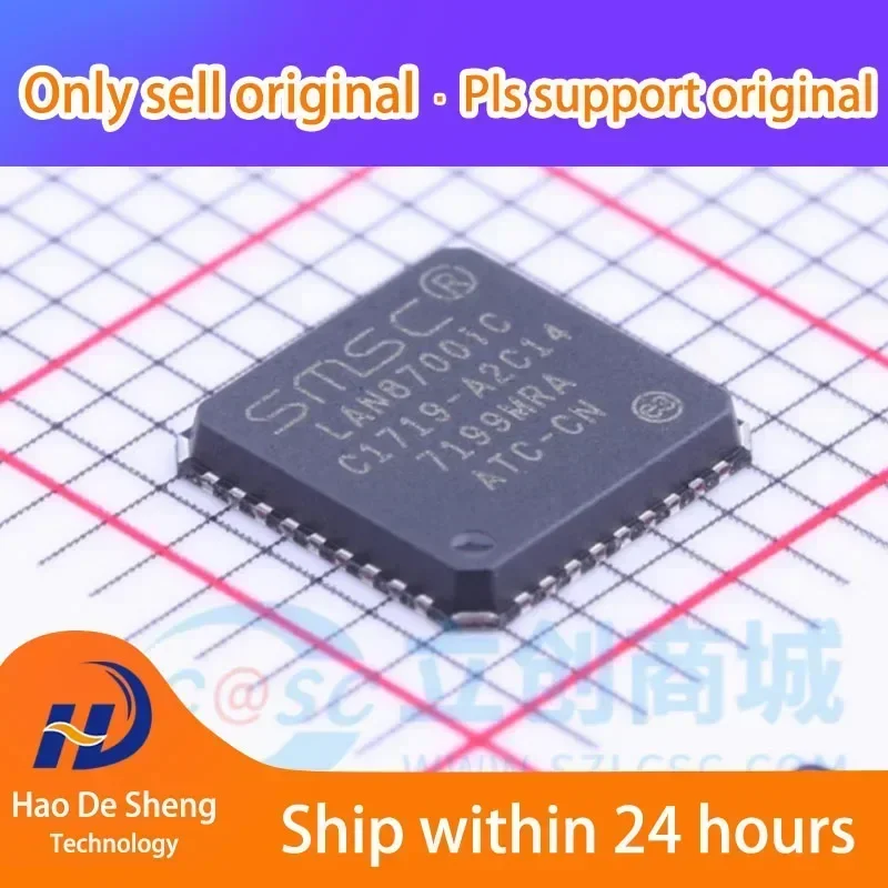 10PCS/LOT LAN8700IC-AEZG LAN8700IC QFN-36 New Original in Stock
10PCS/LOT LAN8700IC-AEZG LAN8700IC QFN-36 New Original in Stock