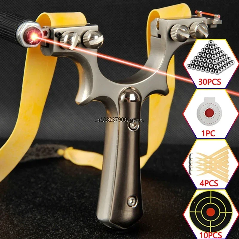 Laser Aiming Slingsshot Fast Pressure Slingshot Outdoor Hunting and Shooting Slingshot for Hunting Kit Toy Guns Gun Games
Laser Aiming Slingsshot Fast Pressure Slingshot Outdoor Hunting and Shooting Slingshot for Hunting Kit Toy Guns Gun Games