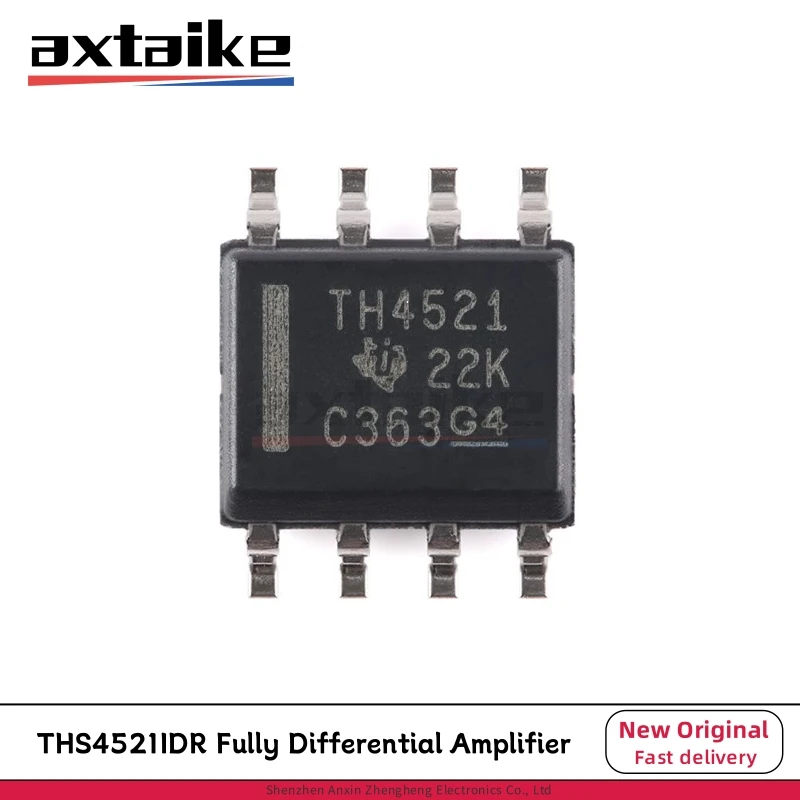 5PCS THS4521IDR SOP-8 Fully Differential Amplifier IC Low Power Rail-to-Rail I/O SMD Negative Rail Input Replaces THS4521 TH4521
5PCS THS4521IDR SOP-8 Fully Differential Amplifier IC Low Power Rail-to-Rail I/O SMD Negative Rail Input Replaces THS4521 TH4521