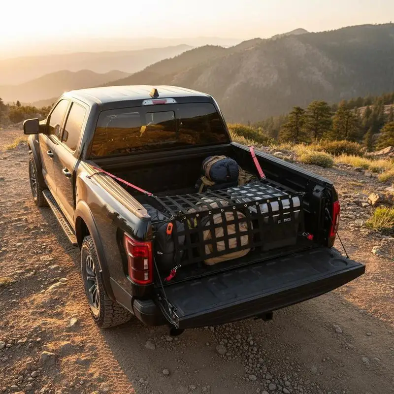 Free Shipping-Pickup Bed Mesh 54 in x 18 in For Cargo Securing Gear Organization Hauling, Heavy Duty Webbing 4 Telescopic Straps
Free Shipping-Pickup Bed Mesh 54 in x 18 in For Cargo Securing Gear Organization Hauling, Heavy Duty Webbing 4 Telescopic Straps