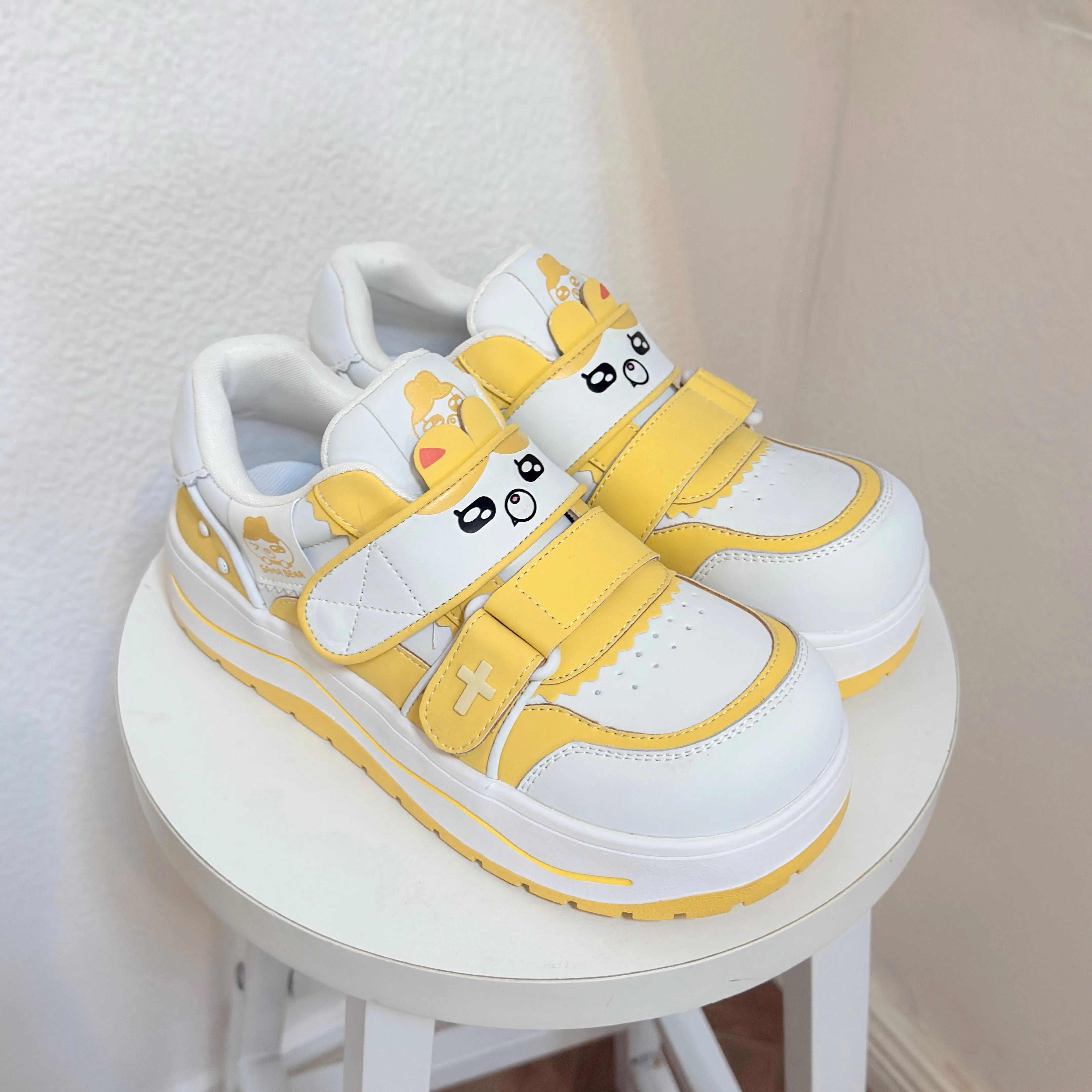 Cute Animal Print Platform Sneakers Gururu Collab Chunky Shoes For Women Kawaii Casual Sweet Lolita Girl Single Shoes
Cute Animal Print Platform Sneakers Gururu Collab Chunky Shoes For Women Kawaii Casual Sweet Lolita Girl Single Shoes