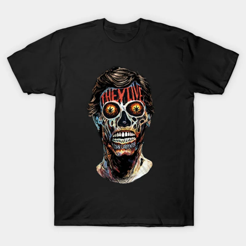 0529 Retro Sic-Fi They Live Gift T Shirt John Carpenter Vintage Horror movie Alien film Graphic clothes US Size Tee S-6XL
0529 Retro Sic-Fi They Live Gift T Shirt John Carpenter Vintage Horror movie Alien film Graphic clothes US Size Tee S-6XL