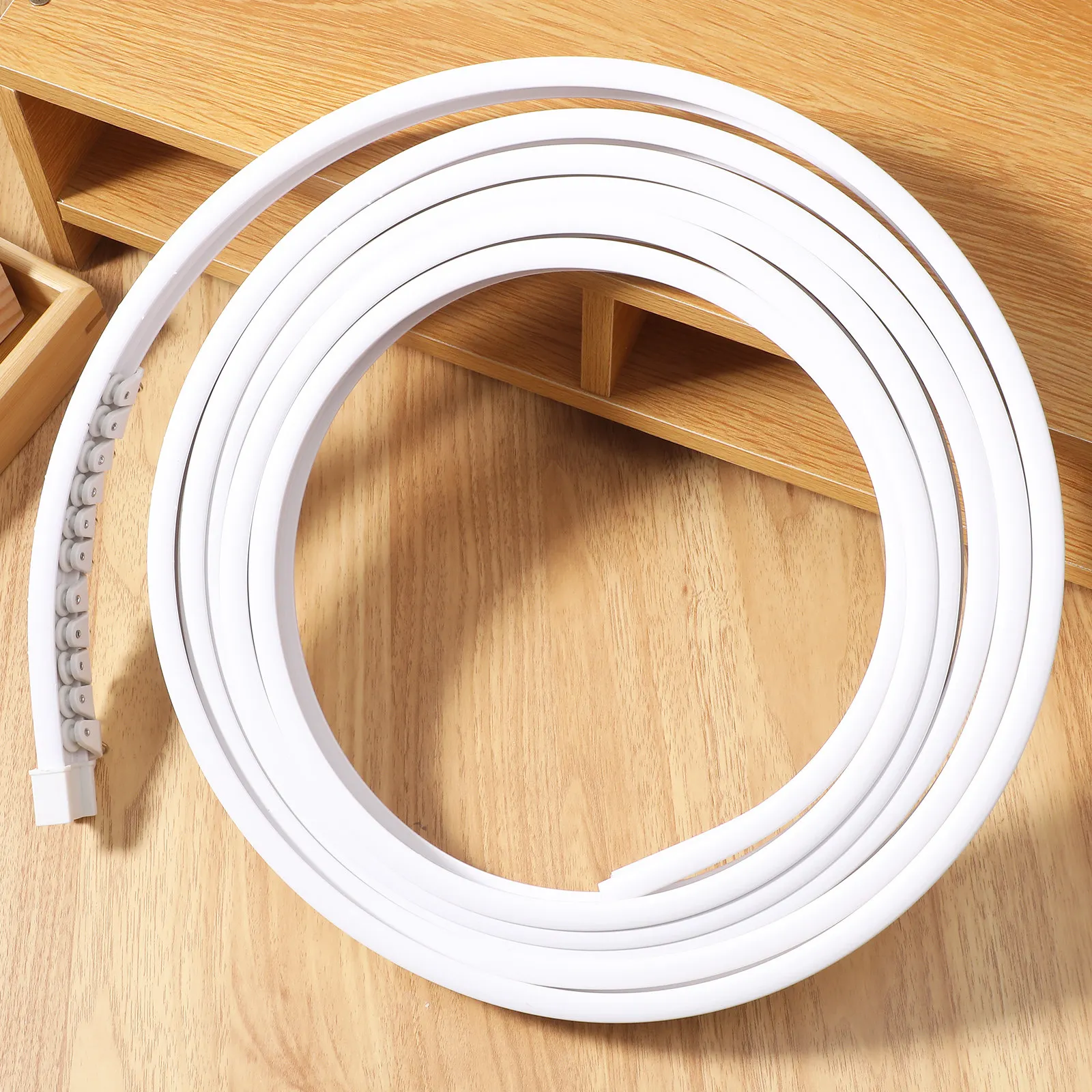 1 Set Flexible Curtain Track Ceiling Mount 5M Bendable Sliding Track For Room Divider Stainless Steel Clamps Smooth
1 Set Flexible Curtain Track Ceiling Mount 5M Bendable Sliding Track For Room Divider Stainless Steel Clamps Smooth