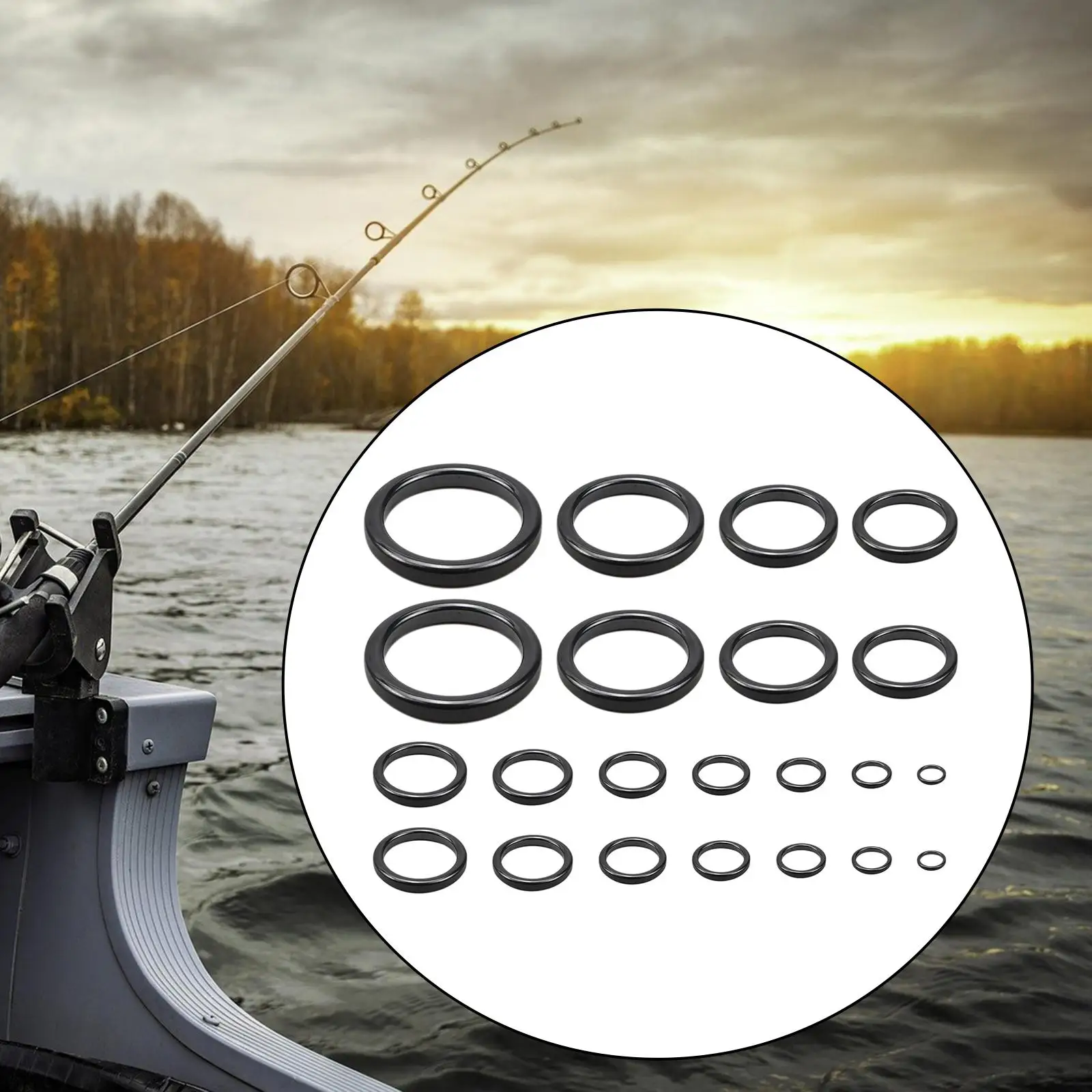 Saltwater Ceramic Fishing Rod Guides Ring Repair Kit Rod Tips Replacement Fishing Gear and Equipment for Winter Rods Maintenance
Saltwater Ceramic Fishing Rod Guides Ring Repair Kit Rod Tips Replacement Fishing Gear and Equipment for Winter Rods Maintenance