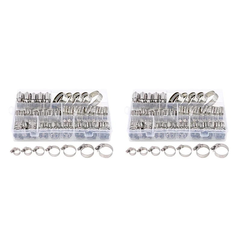 AB33-120-Piece Hose Clamp Set, 8-38 Mm Pipe Clamps Made Of 201 Stainless Steel, 7 Sizes Hose Clamps, Hose Ties, For Pipes
AB33-120-Piece Hose Clamp Set, 8-38 Mm Pipe Clamps Made Of 201 Stainless Steel, 7 Sizes Hose Clamps, Hose Ties, For Pipes