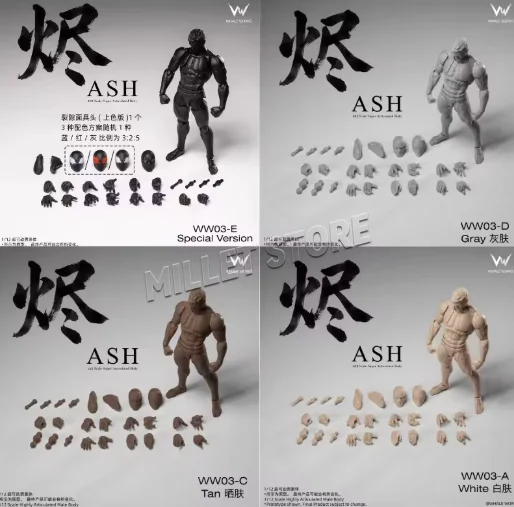 In Stock Whale Workshop 1/12 Ash Super Movable Male Body Doll Model Toy Figure
In Stock Whale Workshop 1/12 Ash Super Movable Male Body Doll Model Toy Figure