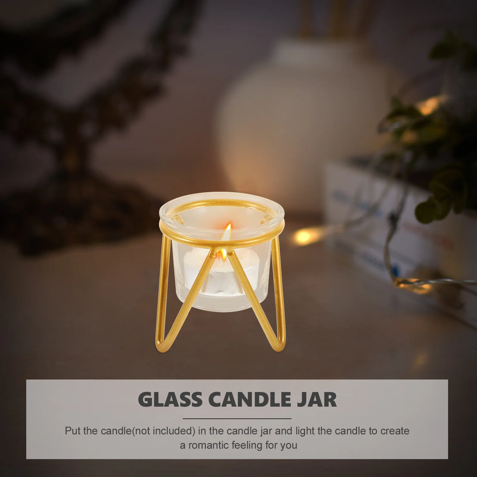 2Sets Wrought Iron Holder Simple Creative Shape for Photography Props Holiday Gifts Aromatherapy Decorative Glass Votive
2Sets Wrought Iron Holder Simple Creative Shape for Photography Props Holiday Gifts Aromatherapy Decorative Glass Votive