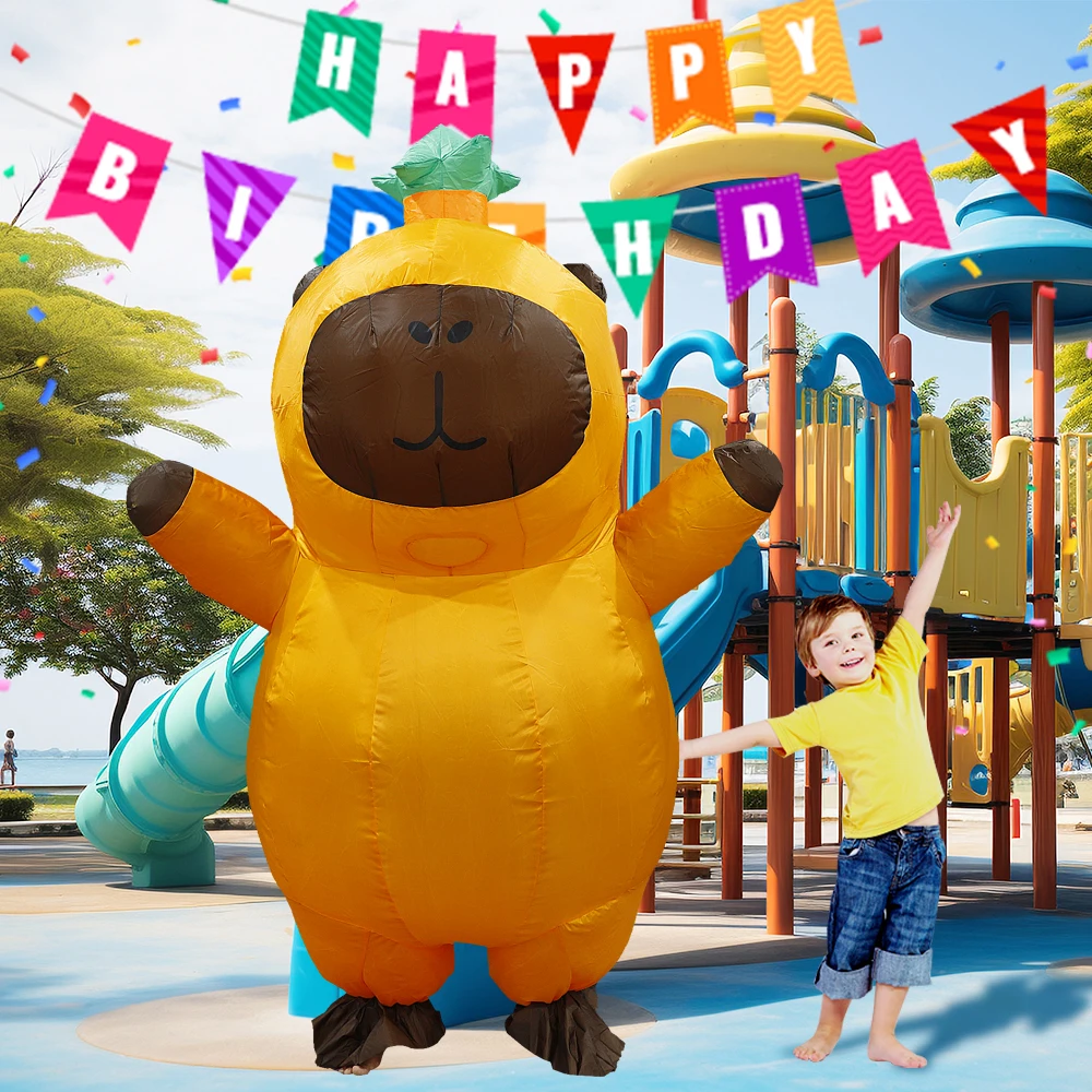 Capybara Costume for Adult, Funny Inflatable Costumes Blow up Suits for Party Cosplay Halloween Costumes Women Men(Brown)
Capybara Costume for Adult, Funny Inflatable Costumes Blow up Suits for Party Cosplay Halloween Costumes Women Men(Brown)
