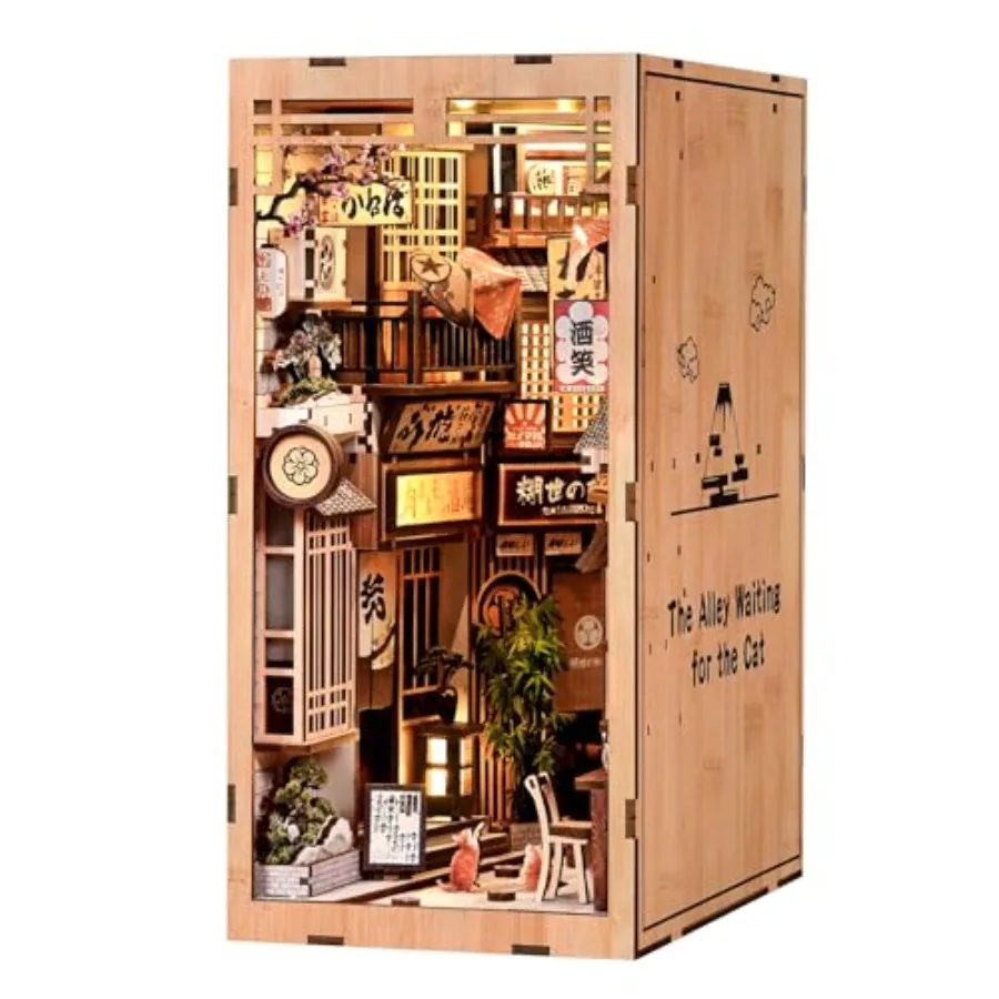 3D Wooden Puzzle Kit for Adults Teens Beginners Miniature Tiny House Bookshelf Decor Bookish Gift for Family Friends Book Lover
3D Wooden Puzzle Kit for Adults Teens Beginners Miniature Tiny House Bookshelf Decor Bookish Gift for Family Friends Book Lover