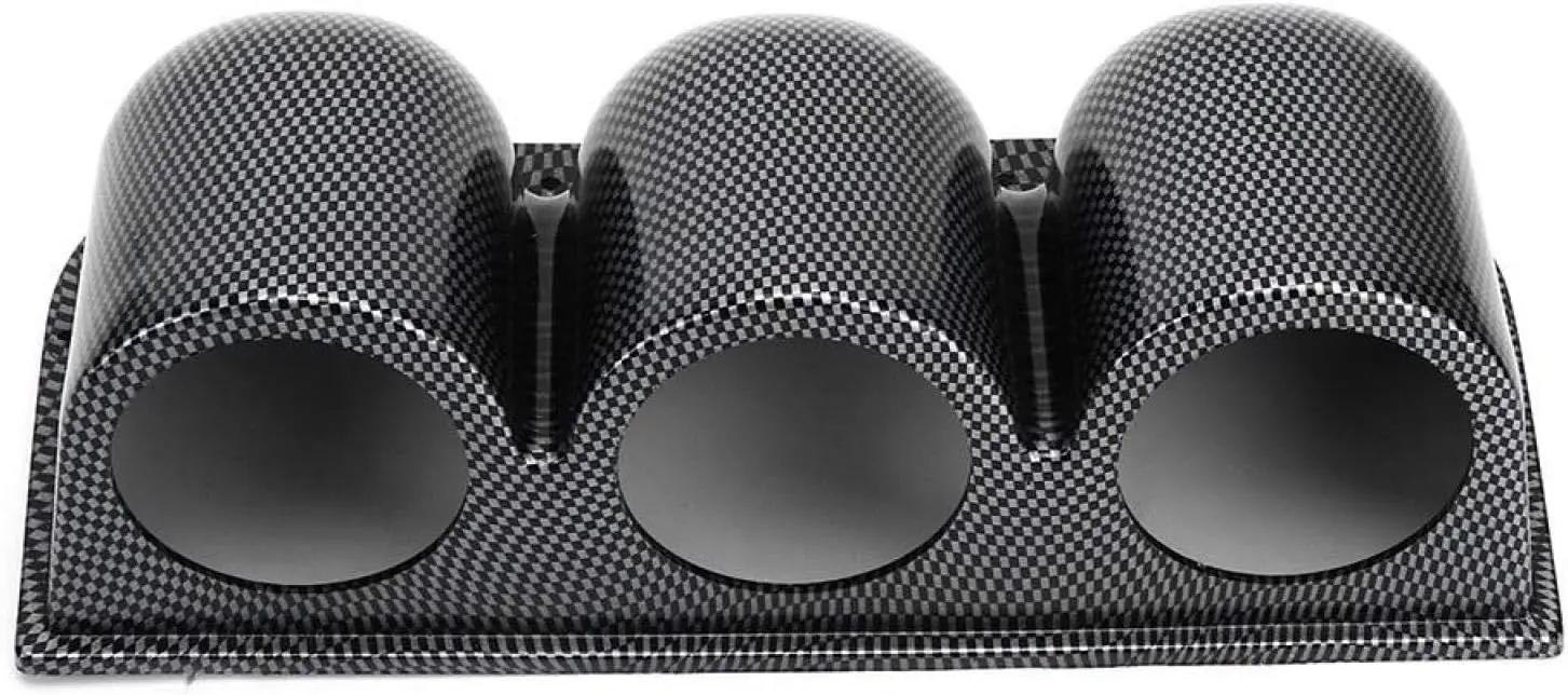 52mm/2in 3-Hole Triple Gauge Mount Holder Auto Car Dash Meter Pod Carbon Fiber Style
52mm/2in 3-Hole Triple Gauge Mount Holder Auto Car Dash Meter Pod Carbon Fiber Style