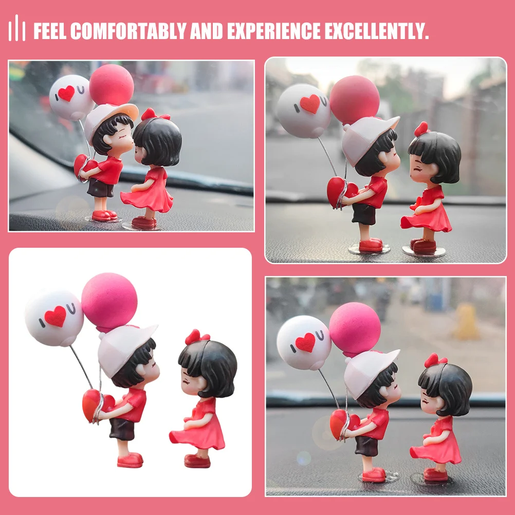 1Set Car Dashboard Ornament Couple Car Interior Decor Romantic Balloon Decoration Comfortable Dashboard Accessories 
1Set Car Dashboard Ornament Couple Car Interior Decor Romantic Balloon Decoration Comfortable Dashboard Accessories