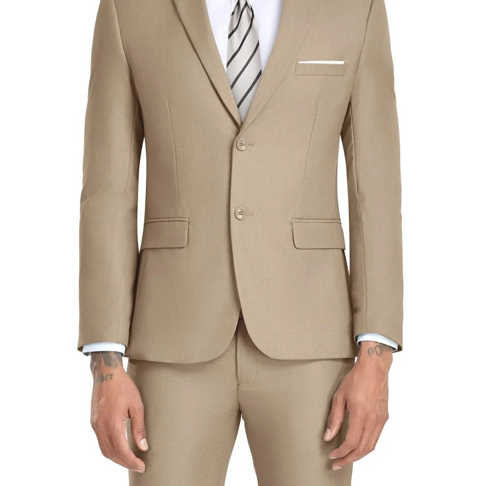 2 Piece Men's Retro Linen Men Suit Beach Wedding Suit Summer Slim Fit Linen Suit Groomsmen For Wedding Party Prom(Blazer+Pants)
2 Piece Men's Retro Linen Men Suit Beach Wedding Suit Summer Slim Fit Linen Suit Groomsmen For Wedding Party Prom(Blazer+Pants)