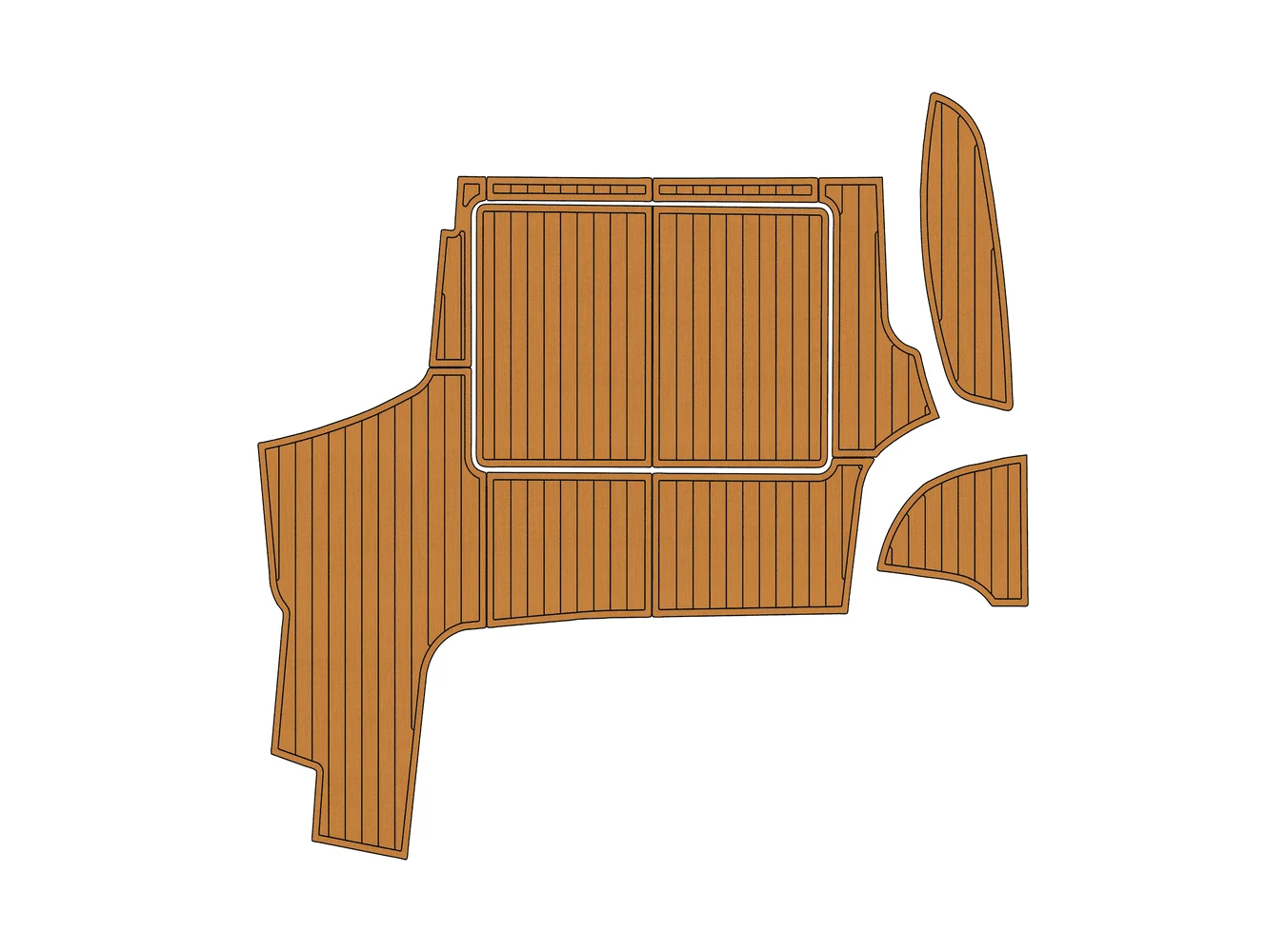 2002 Sealine T47 1/4 дюйма, 6 мм, пена EVA, нескользящий морской коврик из тикового дерева, настил из ПВХ, морской ковер, домашний ковер, морской пол
2002 Sealine T47 1/4 дюйма, 6 мм, пена EVA, нескользящий морской коврик из тикового дерева, настил из ПВХ, морской ковер, домашний ковер, морской пол