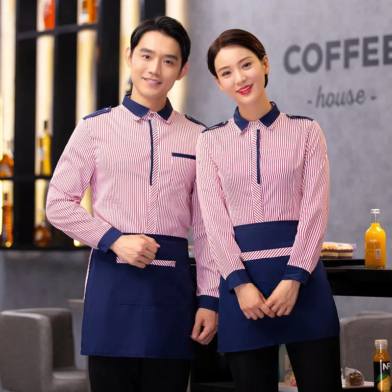 Hotel Restaurant Hot Pot Restaurant Waiter Work Uniform Catering Coffee Shop Fast Food Restaurant Autumn Long Sleeve Shirt
Hotel Restaurant Hot Pot Restaurant Waiter Work Uniform Catering Coffee Shop Fast Food Restaurant Autumn Long Sleeve Shirt