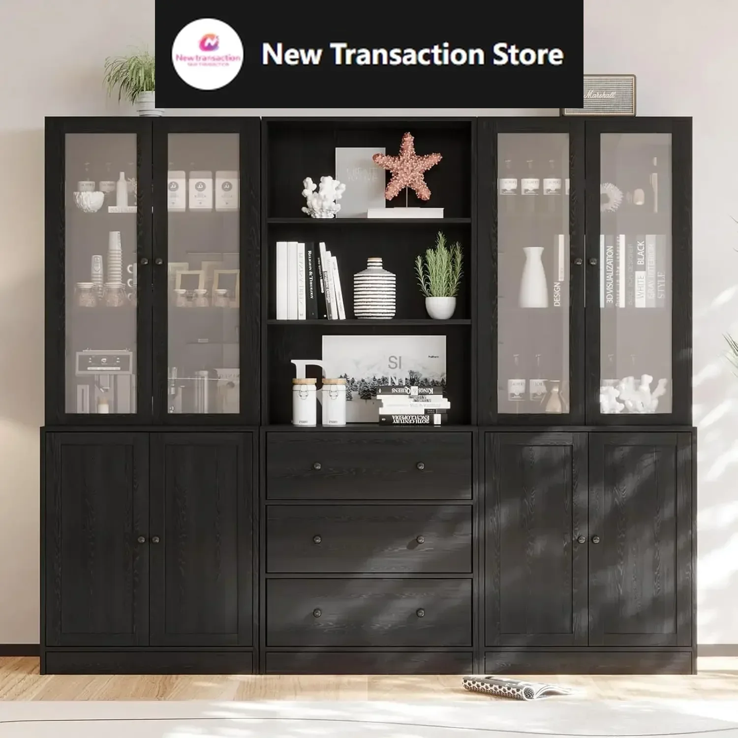 Vertical File Cabinet, 3-Tier Modern Bookshelf with 3 Large Drawer, Wood Filing Cabinet with Open Storage Shelf
Vertical File Cabinet, 3-Tier Modern Bookshelf with 3 Large Drawer, Wood Filing Cabinet with Open Storage Shelf
