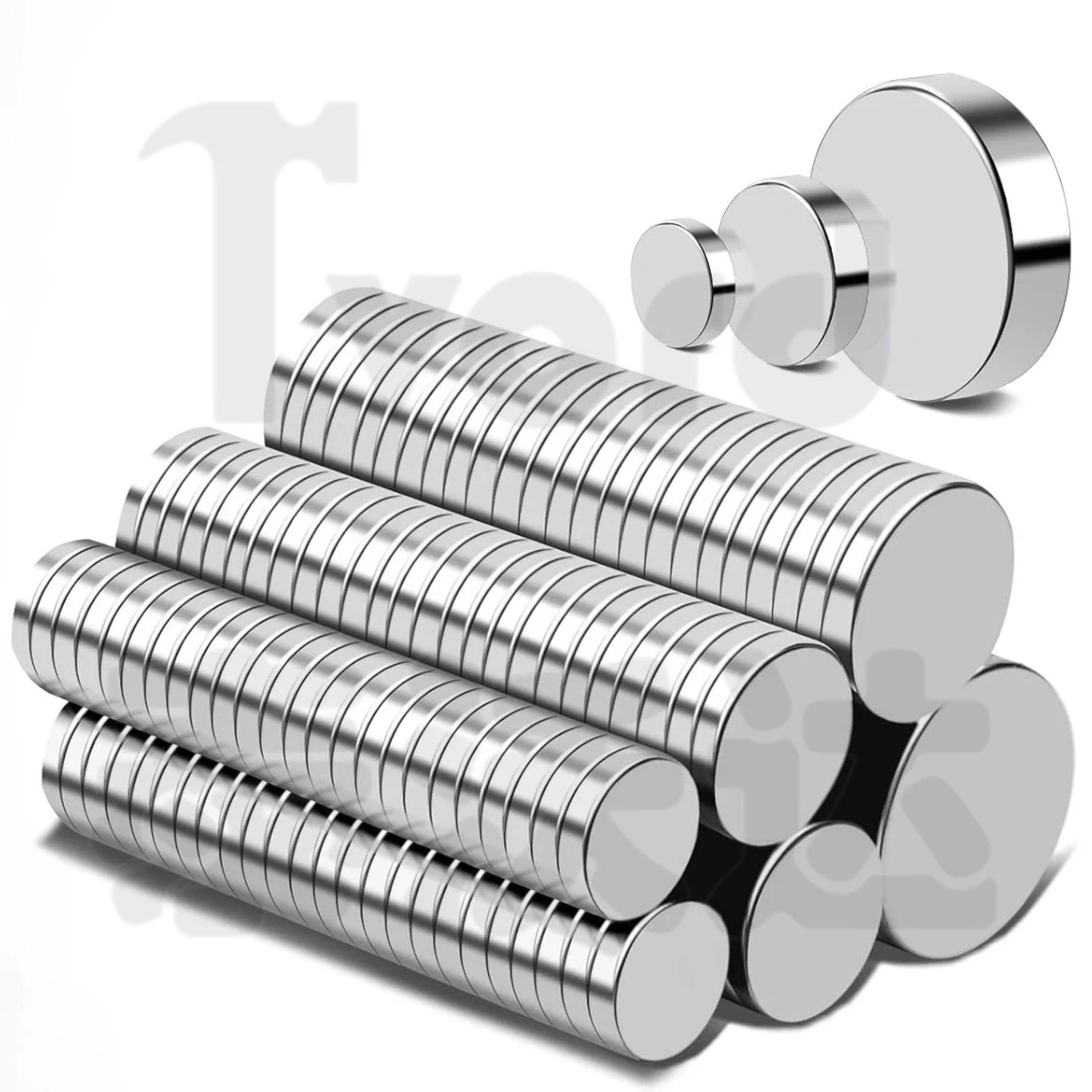 Super Powerful Magnets Strong Disc Magnets for Fridge, DIY, Building, Scientific, Craft, Education, 5x2 8x2 10x2 10x3 12x2 12x3
Super Powerful Magnets Strong Disc Magnets for Fridge, DIY, Building, Scientific, Craft, Education, 5x2 8x2 10x2 10x3 12x2 12x3