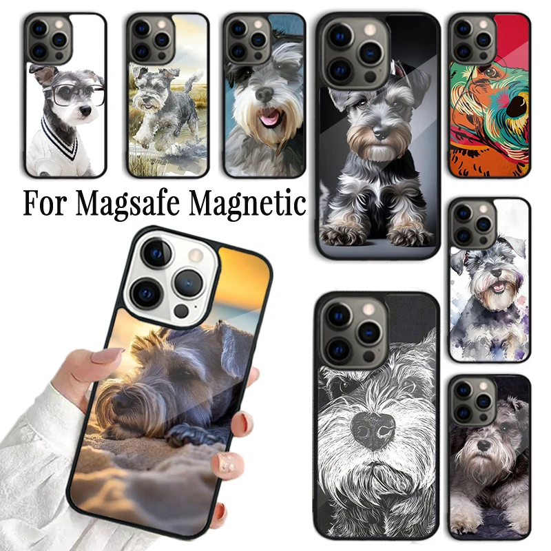Чехол для Телефона iPhone 16 15 14 13 12 Mini 11 Pro Max Plus Magsafe, магнитный чехол с беспроводной зарядкой и изображением собаки шнауцера
Чехол для Телефона iPhone 16 15 14 13 12 Mini 11 Pro Max Plus Magsafe, магнитный чехол с беспроводной зарядкой и изображением собаки шнауцера