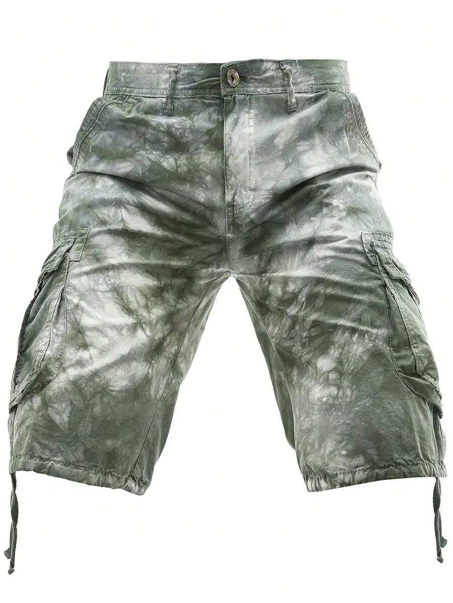 Men’s Tie-Dye Cotton Cargo Shorts With Multiple Pockets, Soft Breathable Bermuda Style For Casual Summer Wear, Urban Street
Men’s Tie-Dye Cotton Cargo Shorts With Multiple Pockets, Soft Breathable Bermuda Style For Casual Summer Wear, Urban Street