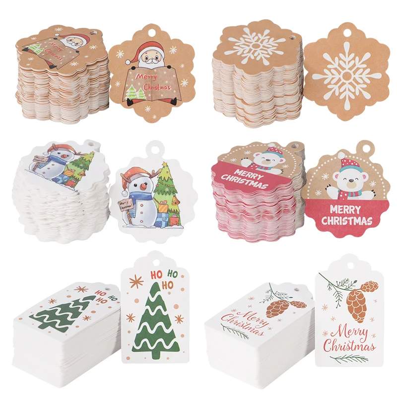 100Pcs Merry Christmas Kraft Paper Tag Gift Box Packaging Label Christmas Decoration For Home Xmas Tree Hanging Ornament Navidad
100Pcs Merry Christmas Kraft Paper Tag Gift Box Packaging Label Christmas Decoration For Home Xmas Tree Hanging Ornament Navidad