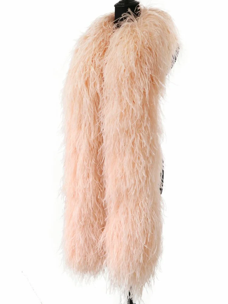 20/30/35layer 2M High Quality Dyed Ostrich Feather Boa Plumas Wedding Dress Stage Decoration Fringe Ribbon Party Ostrich Cape
20/30/35layer 2M High Quality Dyed Ostrich Feather Boa Plumas Wedding Dress Stage Decoration Fringe Ribbon Party Ostrich Cape