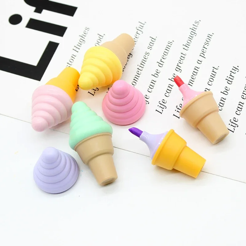 30PCS Creative Stationery Ice Cream Canister Shaped Highlighter Cute Children's Graffiti Painting Highlighter
30PCS Creative Stationery Ice Cream Canister Shaped Highlighter Cute Children's Graffiti Painting Highlighter
