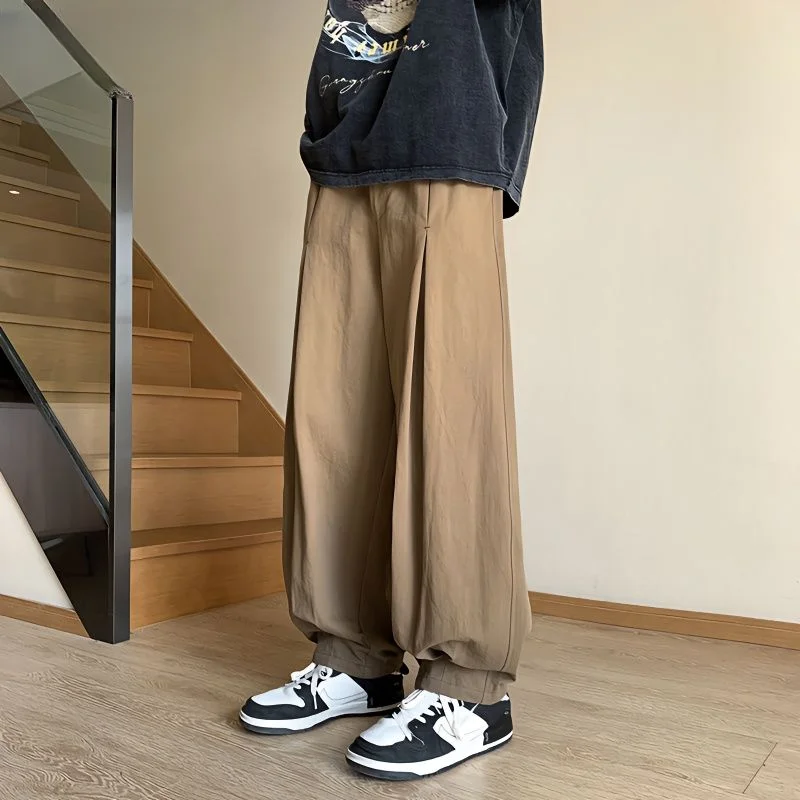 2023 Men Spring Autumn New Elastic Waist Solid Color Oversize Pants Men Casual Cargo Pants Male Pocket Baggy Long Trousers F126
2023 Men Spring Autumn New Elastic Waist Solid Color Oversize Pants Men Casual Cargo Pants Male Pocket Baggy Long Trousers F126