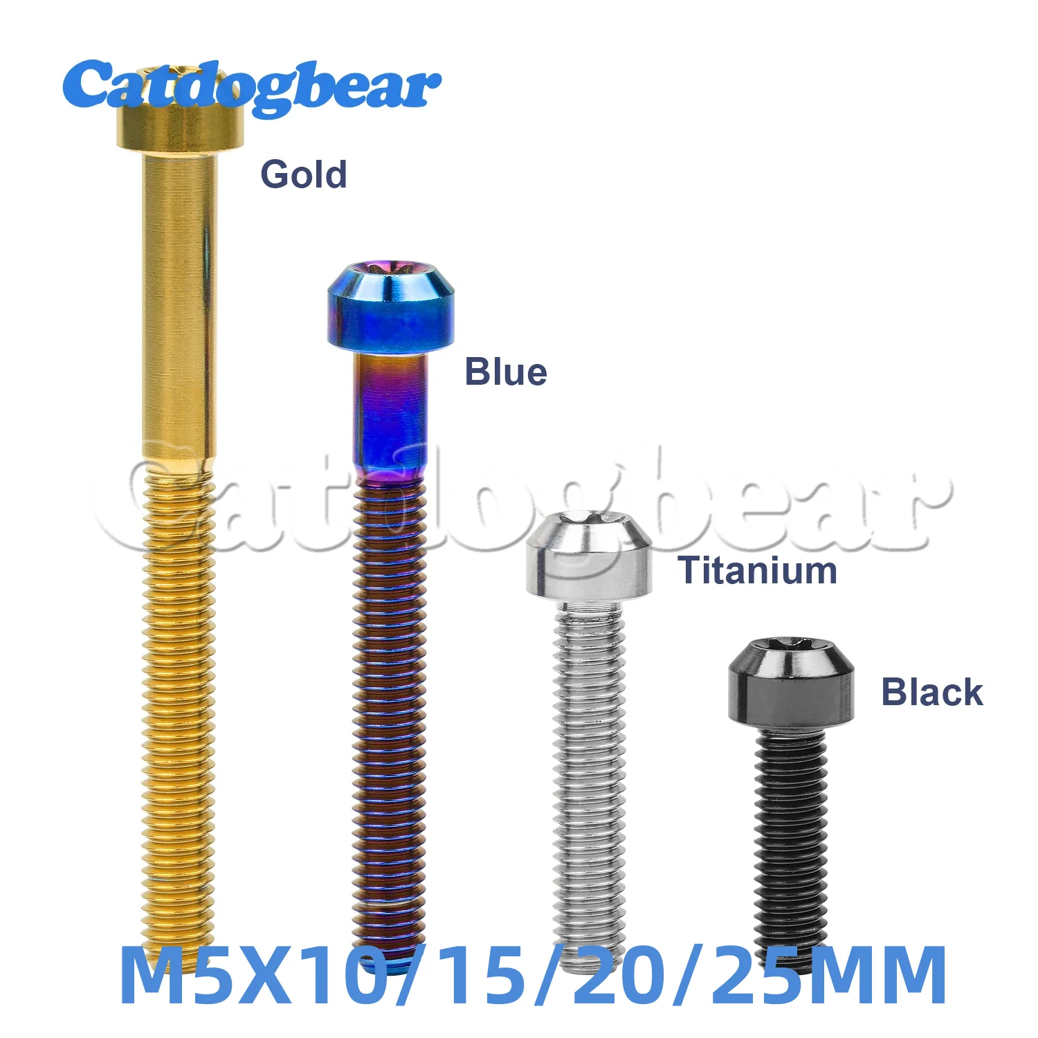 Catdogbear M5x10 15 20 25 mm Titanium Bolt Torx Head Screw For Bicycle Motor Multiple Colors
Catdogbear M5x10 15 20 25 mm Titanium Bolt Torx Head Screw For Bicycle Motor Multiple Colors