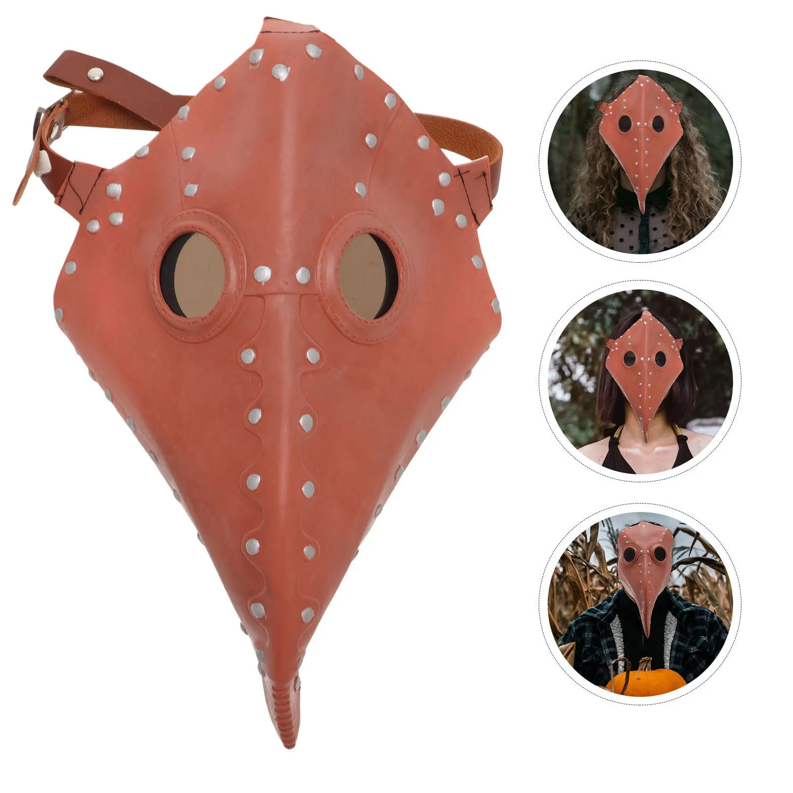 Bird Beak Mask Red Long Nose Plague Doctor Steampunk Gothic Crow Mask For Halloween Masquerade Party Cosplay Costume Accessory
Bird Beak Mask Red Long Nose Plague Doctor Steampunk Gothic Crow Mask For Halloween Masquerade Party Cosplay Costume Accessory