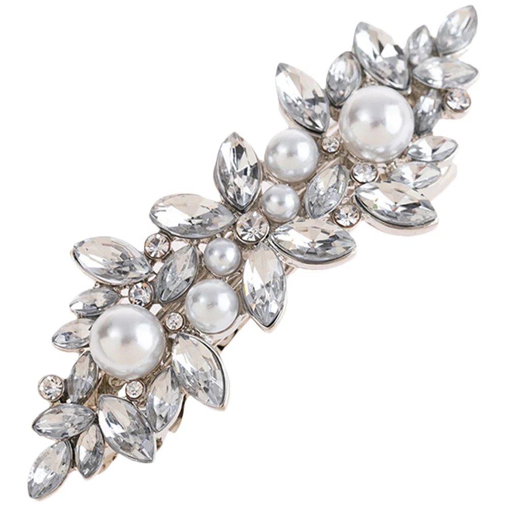 Sparkling Rhinestone Barrettes Metal Hairpins For Women Bridal Wedding Alloy Hair Accessories Stylish Hair Clips
Sparkling Rhinestone Barrettes Metal Hairpins For Women Bridal Wedding Alloy Hair Accessories Stylish Hair Clips