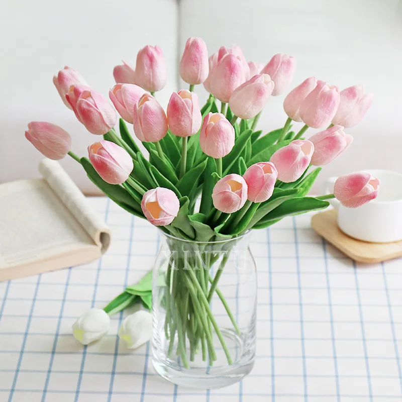 10pcs Artificial Tulip Flower Bouquet Real Touch PE Foam Fake Tulip Flowers Ornaments Wedding Party Decoration Home Garden Decor
10pcs Artificial Tulip Flower Bouquet Real Touch PE Foam Fake Tulip Flowers Ornaments Wedding Party Decoration Home Garden Decor