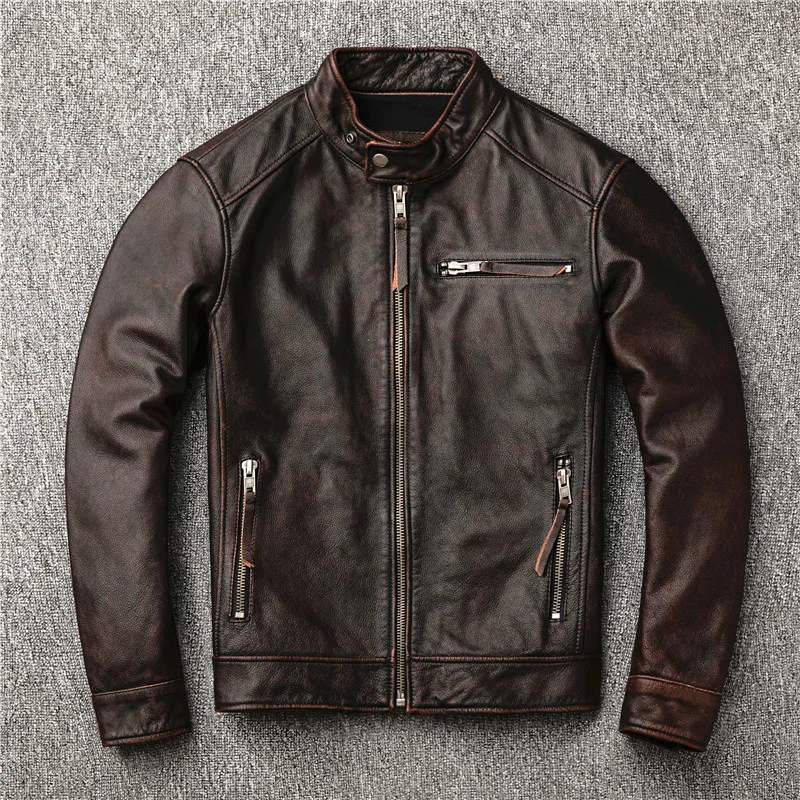 100% Genuine Leather Jacket Men Clothes Autumn Winter Real Cow Jackets Plus Size 5XL Coat
100% Genuine Leather Jacket Men Clothes Autumn Winter Real Cow Jackets Plus Size 5XL Coat