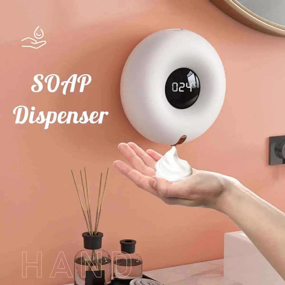 Automatic Sensor Foam Soap Dispenser, Sanitizer Liquid Soap Dispenser, Smart Hand Washer, USB Charging Accessories, 2 in 1
Automatic Sensor Foam Soap Dispenser, Sanitizer Liquid Soap Dispenser, Smart Hand Washer, USB Charging Accessories, 2 in 1