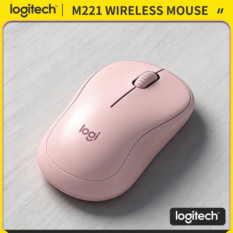 Logitech M221 Silent Optical Wireless Mouse - 18-Month Battery Life 90% Noise Reduction 10m Range Fit for Library Office Home
Logitech M221 Silent Optical Wireless Mouse - 18-Month Battery Life 90% Noise Reduction 10m Range Fit for Library Office Home
