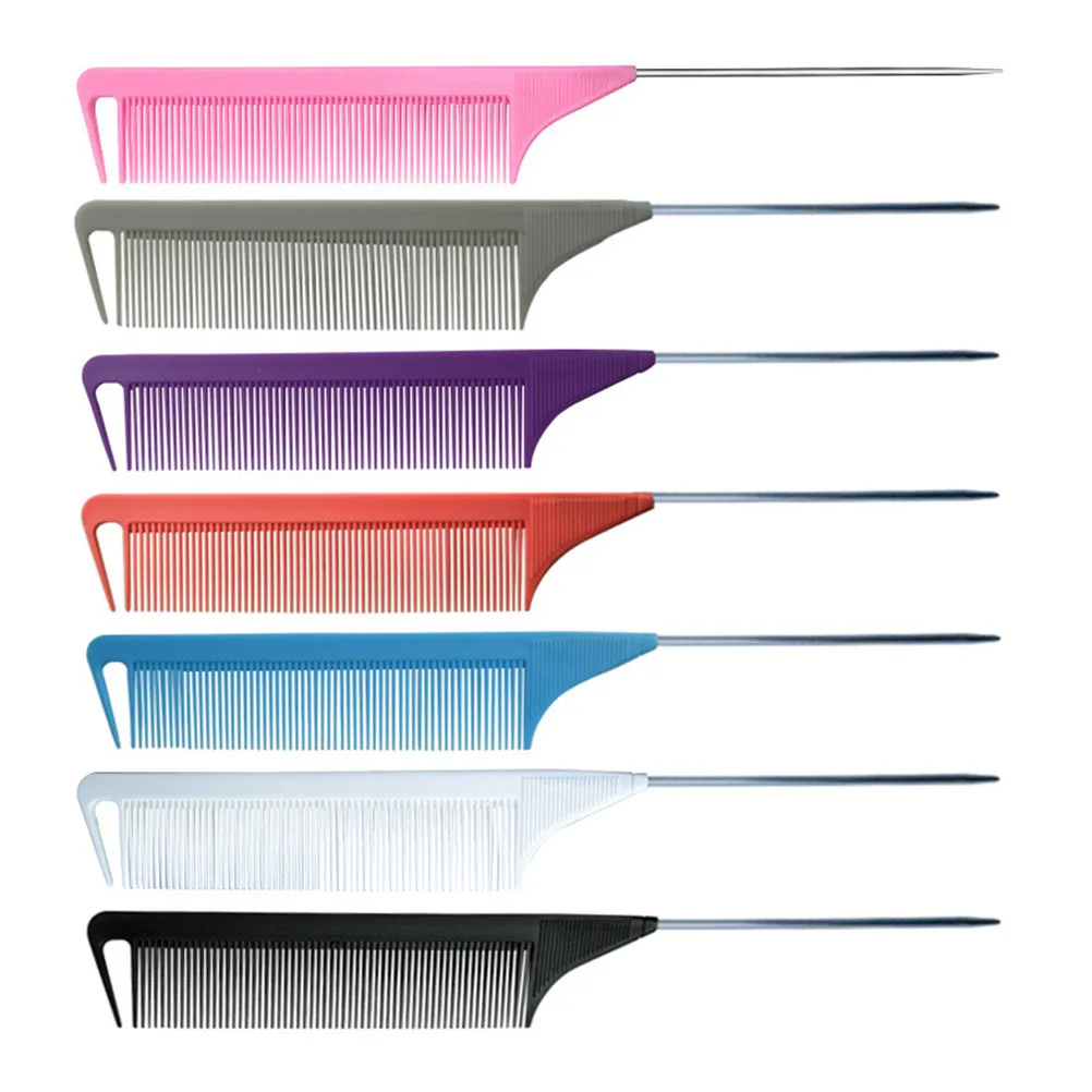 6Pcs Anti-Static Styling Comb Drop-Resistant Elastic Tail Comb Polished Surface Hair Tool for Home Salon Daily Use
6Pcs Anti-Static Styling Comb Drop-Resistant Elastic Tail Comb Polished Surface Hair Tool for Home Salon Daily Use