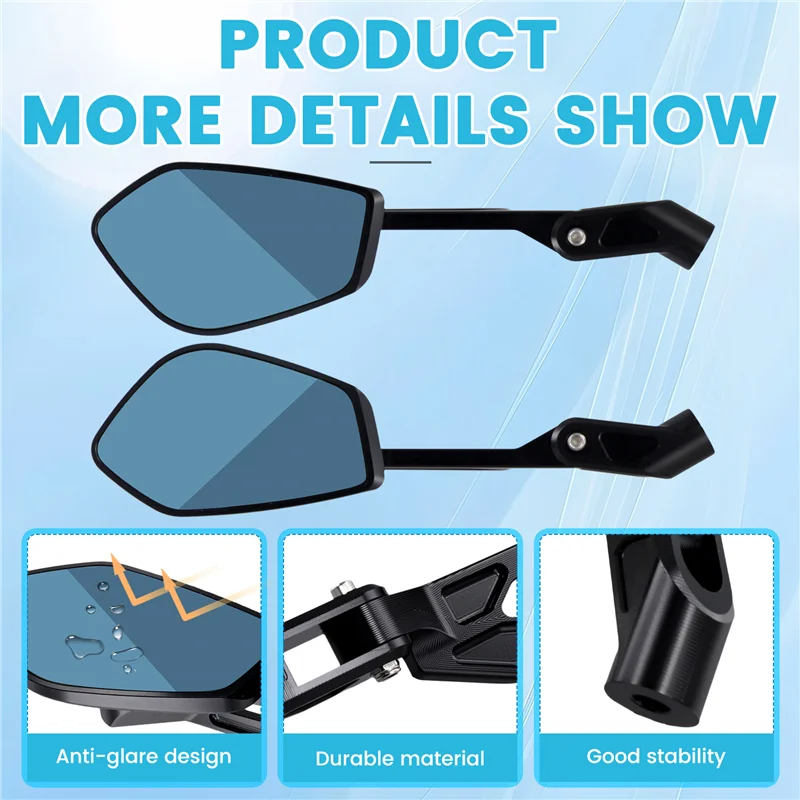 Durable Motorcycle Adjustable Rear View Mirror For BMW R1300GS R1250GS Adv F750GS F850GS Adventure Side Mirror
Durable Motorcycle Adjustable Rear View Mirror For BMW R1300GS R1250GS Adv F750GS F850GS Adventure Side Mirror
