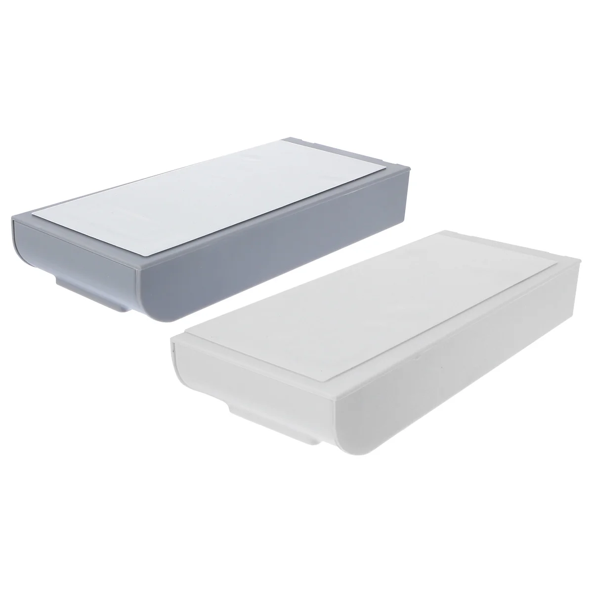 2Pcs Under Desk Pen Drawer Adhesive Hidden Storage Box Organizer for Stationery Electronics Cosmetics Under Table Drawer
2Pcs Under Desk Pen Drawer Adhesive Hidden Storage Box Organizer for Stationery Electronics Cosmetics Under Table Drawer