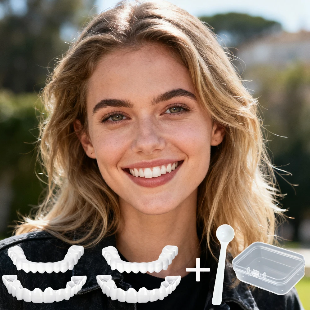 New Uneven Teeth Fix Veneers Reusable Instant Smile Whitening Cover Irregular Perfectly H2931
New Uneven Teeth Fix Veneers Reusable Instant Smile Whitening Cover Irregular Perfectly H2931