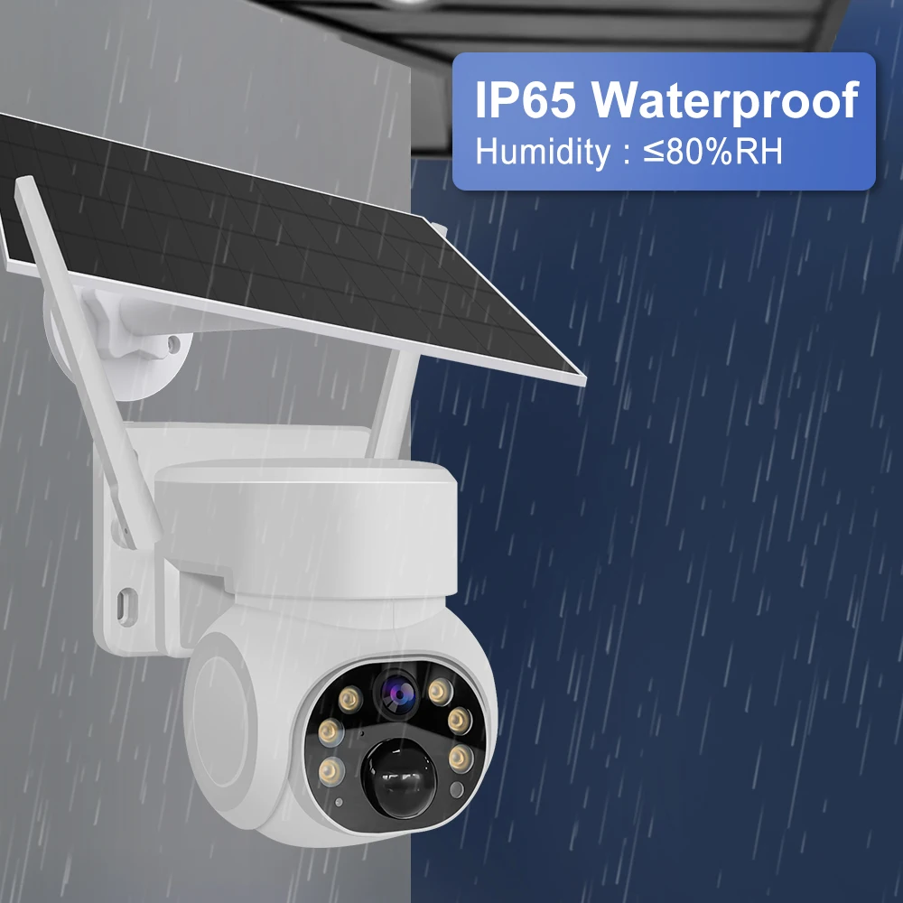 Беспроводная купольная PTZ IP-камера 3MP 1296P с солнечной батареей без проводов, низкое соотношение, полноцветная камера видеонаблюдения, Радионяня
Беспроводная купольная PTZ IP-камера 3MP 1296P с солнечной батареей без проводов, низкое соотношение, полноцветная камера видеонаблюдения, Радионяня