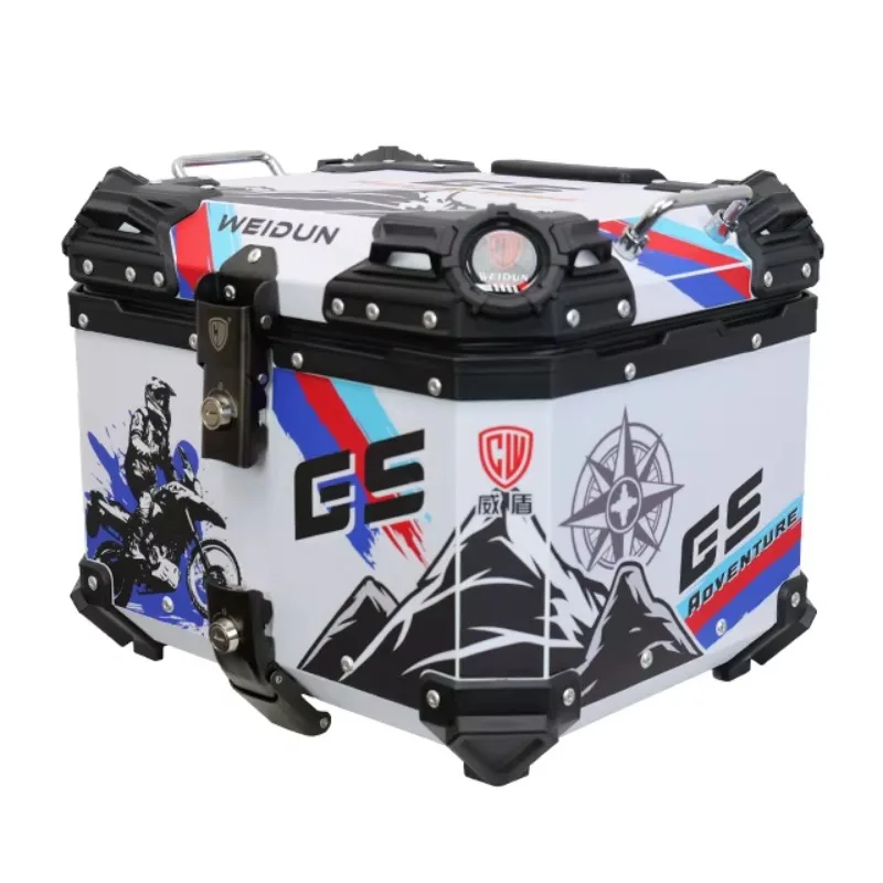 STLF With Top Selling Tail Box Aluminum Motorcycle Accessories Thickened Corner protection Waterproof Motorcycle Tail Boxes
STLF With Top Selling Tail Box Aluminum Motorcycle Accessories Thickened Corner protection Waterproof Motorcycle Tail Boxes