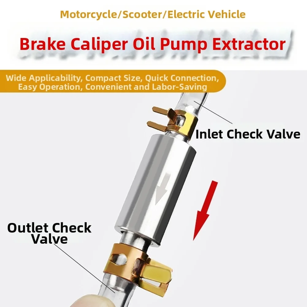 Инструмент для прокачки масла тормозного суппорта для гидравлических систем мотоциклов и скутеров с быстроразъемным клапаном для эффективного обслуживания
Инструмент для прокачки масла тормозного суппорта для гидравлических систем мотоциклов и скутеров с быстроразъемным клапаном для эффективного обслуживания