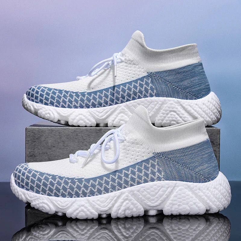Summer Breathable Men's Socks Shoes Outdoor Walking Lightweight Sneakers Men Comfortable Sports Shoes White Jogging Tennis Shoes
Summer Breathable Men's Socks Shoes Outdoor Walking Lightweight Sneakers Men Comfortable Sports Shoes White Jogging Tennis Shoes