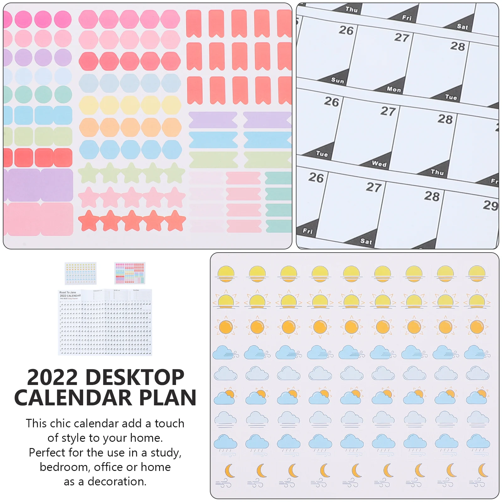 1 Set 2022 Wall Calendar Hanging Paper Calendar Chic Style Note Taking Planner With Stickers Smooth Easy Suspension Home
1 Set 2022 Wall Calendar Hanging Paper Calendar Chic Style Note Taking Planner With Stickers Smooth Easy Suspension Home