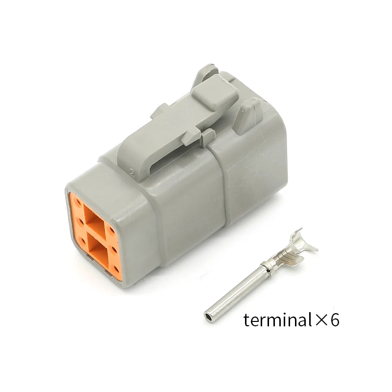 DTM06-6S DEUTSCH Car Connector 6pin male/Female docking harness plug female terminal 1062-20-0122
DTM06-6S DEUTSCH Car Connector 6pin male/Female docking harness plug female terminal 1062-20-0122
