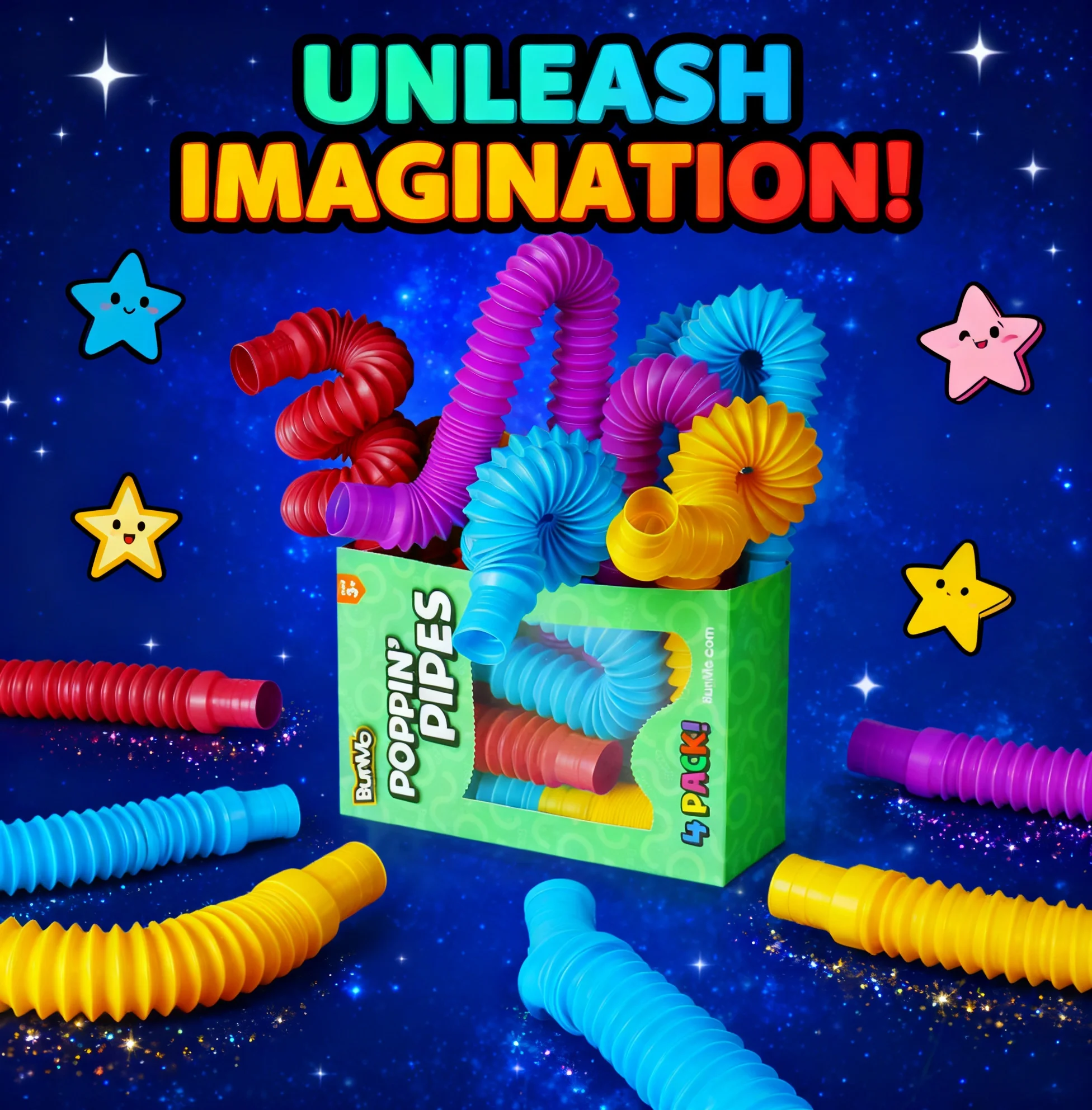 4 Pack Mini Pop Tube Sensory Fidget Toy Colorful Heavy Duty Construction Building Educational Toys Stress Autism ADHD
4 Pack Mini Pop Tube Sensory Fidget Toy Colorful Heavy Duty Construction Building Educational Toys Stress Autism ADHD