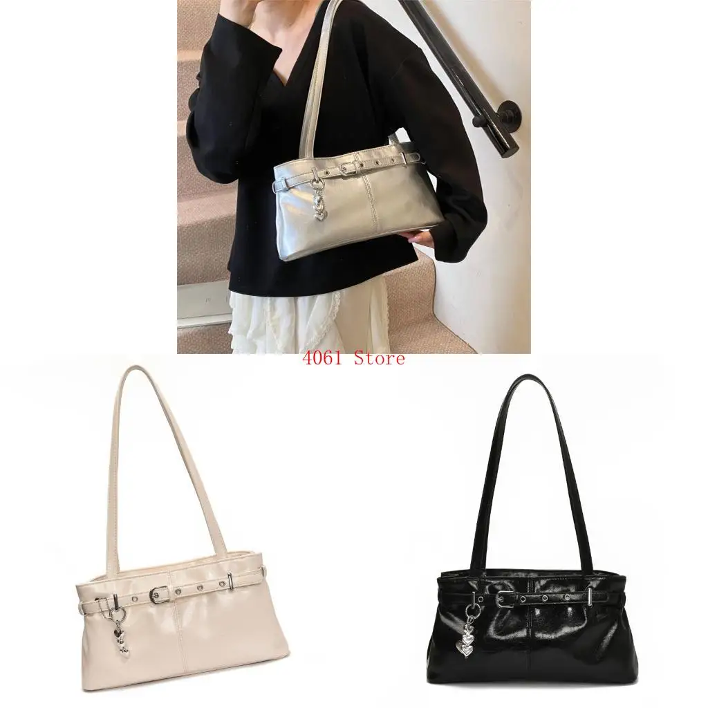 Stylish Women's PU Shoulder Bag Fashion Accessory with Charm Decors Underarm Bags for Commuting and Social Gatherings
Stylish Women's PU Shoulder Bag Fashion Accessory with Charm Decors Underarm Bags for Commuting and Social Gatherings
